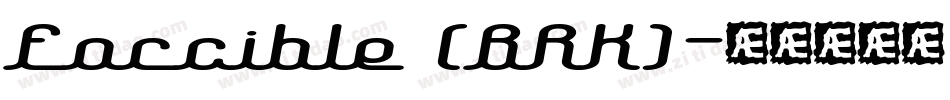 Forcible (BRK)字体转换